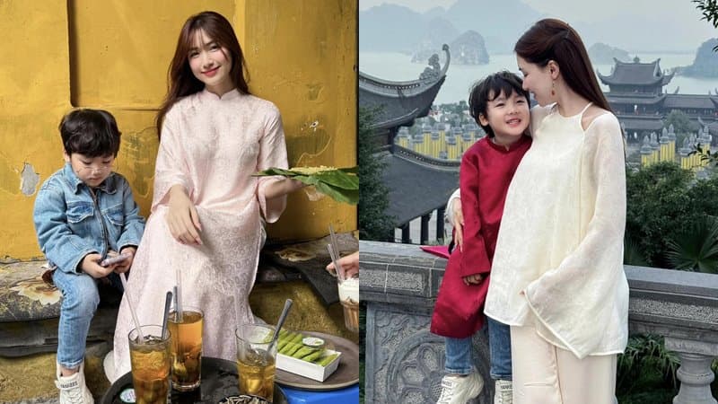 Con trai Hòa Minzy từng được 1 nam ca sĩ cho thừa kế, nay 5 tuổi 'nhổ giò' như soái ca nhí