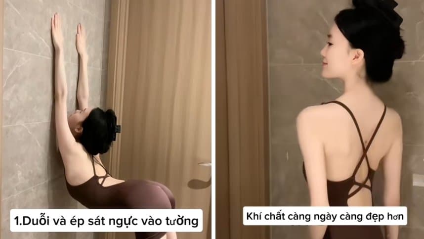 Động tác vừa siết mỡ bụng vừa giảm nọng cằm, chị em tuổi ngoài 30 càng tập càng trẻ lâu