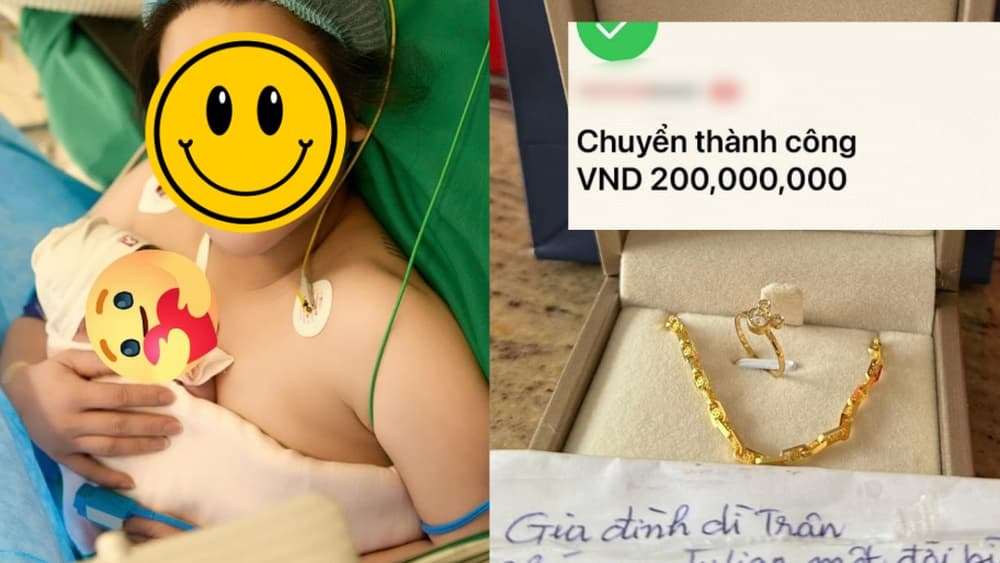 Ái nữ sao Việt vừa ra đời đã nhận quà khủng: Người chuyển nóng 200 triệu, người tặng trang sức bằng vàng