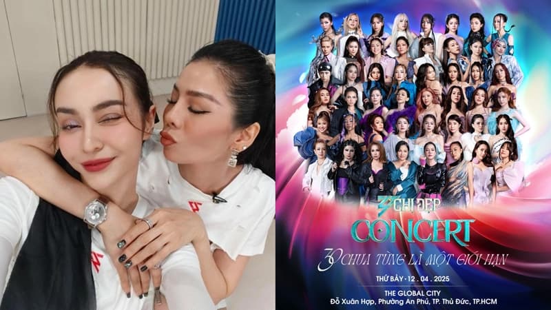 Lệ Quyên và MLee không tham gia concert Chị Đẹp, 1 sao nữ đắt show cũng vắng mặt gây tiếc nuối