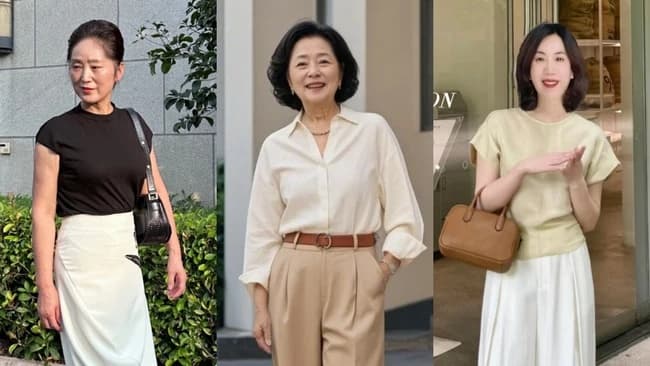 Phụ nữ 50: Đừng mặc theo tuổi, hãy mặc theo khí chất!