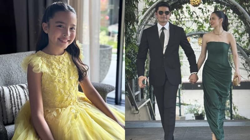 Vợ chồng 'Mỹ nhân đẹp nhất Philippines' chiếm spotlight khi tham dự đám cưới, con gái làm phù dâu nhí mới đáng nói