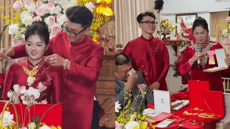 Độc lạ đám cưới miền Tây: Cô dâu được trao của hồi môn 100 con chồn hương, cổ phần nuôi hàu..., cảm xúc của bố vợ gây chú ý