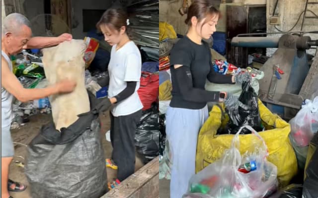 Bất ngờ với thân phận thật của cô gái 26 tuổi thu gom đồng nát kiếm 3 triệu/ngày