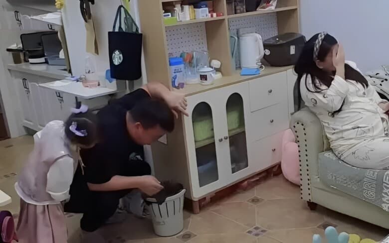 Vợ mang thai 8 tháng, chồng "nghén thay" sụt hơn 20kg khiến MXH xôn xao