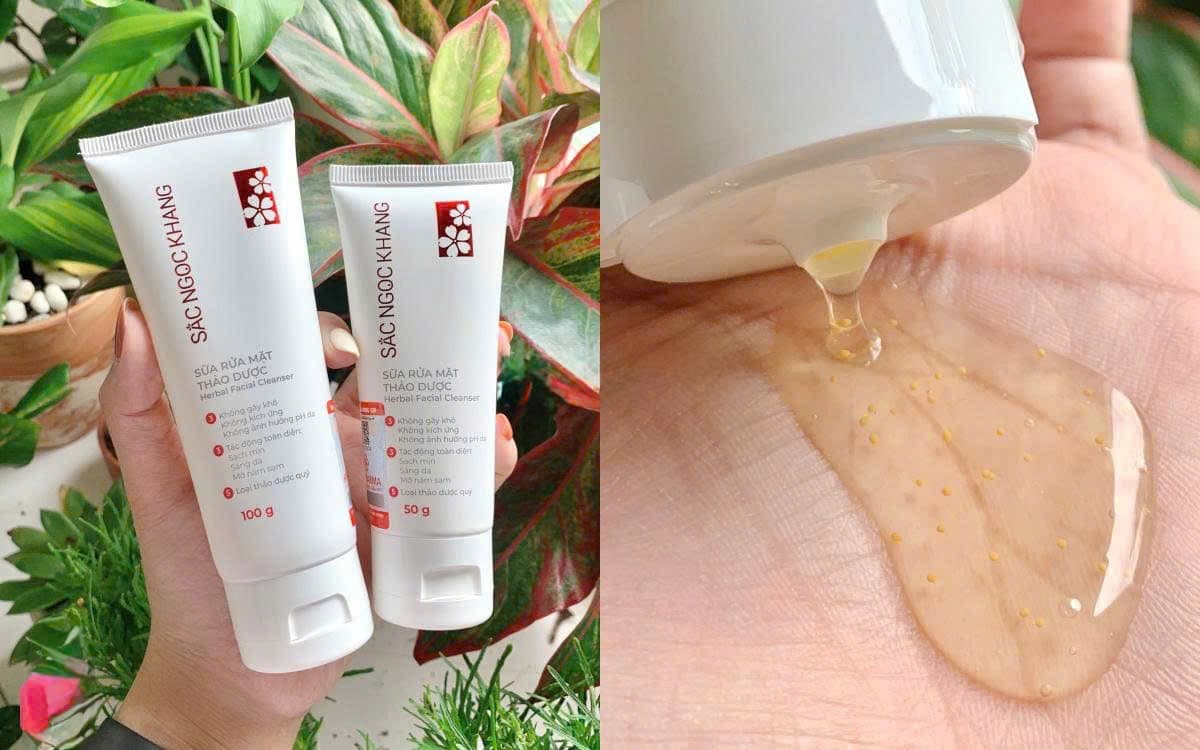 Sữa Rửa Mặt Sắc Ngọc Khang – Giải Pháp Làm Sạch Dịu Nhẹ Cho Làn Da Trong Mùa Hè