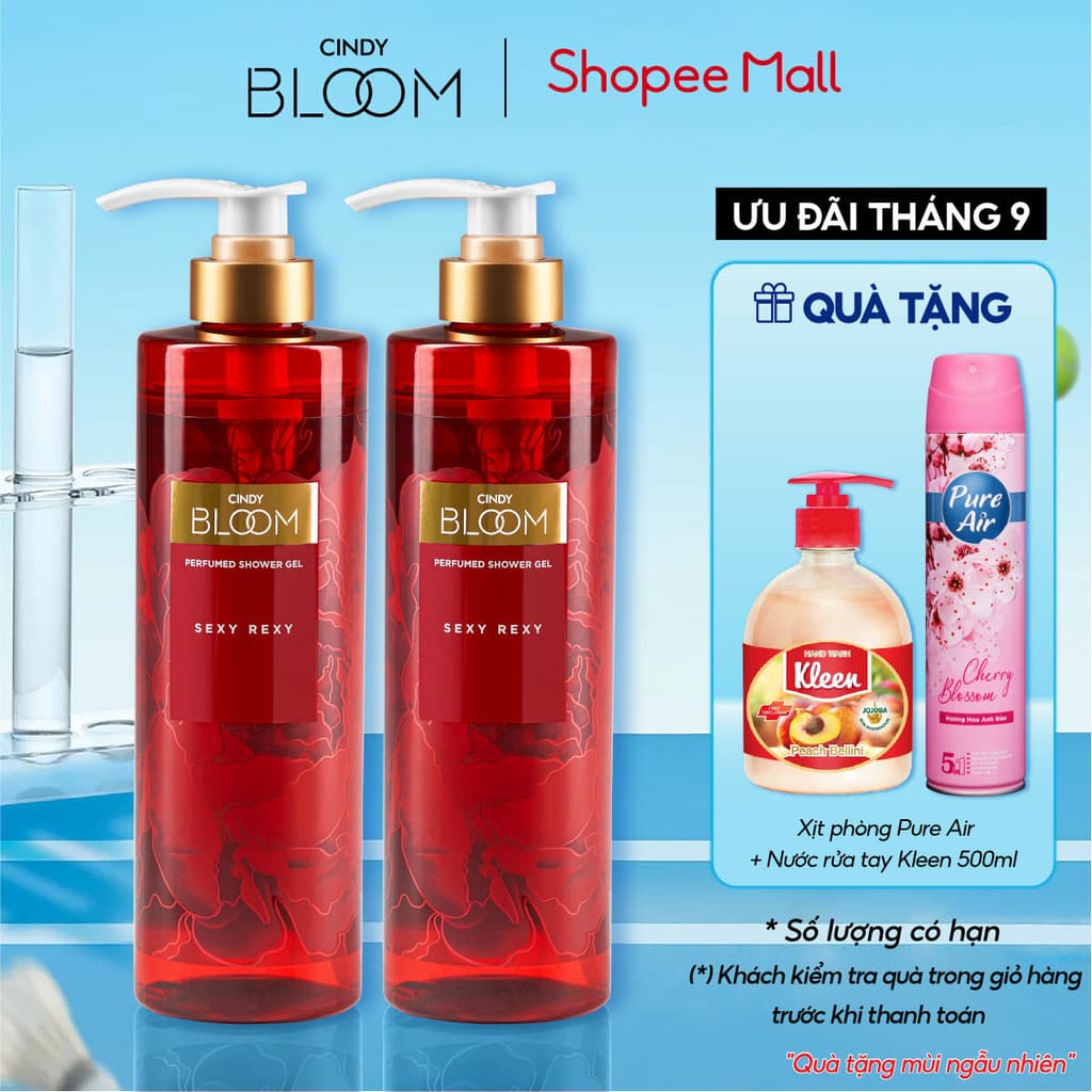 Review Sữa Tắm Nước Hoa CINDY BLOOM Sexy Rexy 640g – Hương Thơm Quyến Rũ Cho Nàng Tự Tin