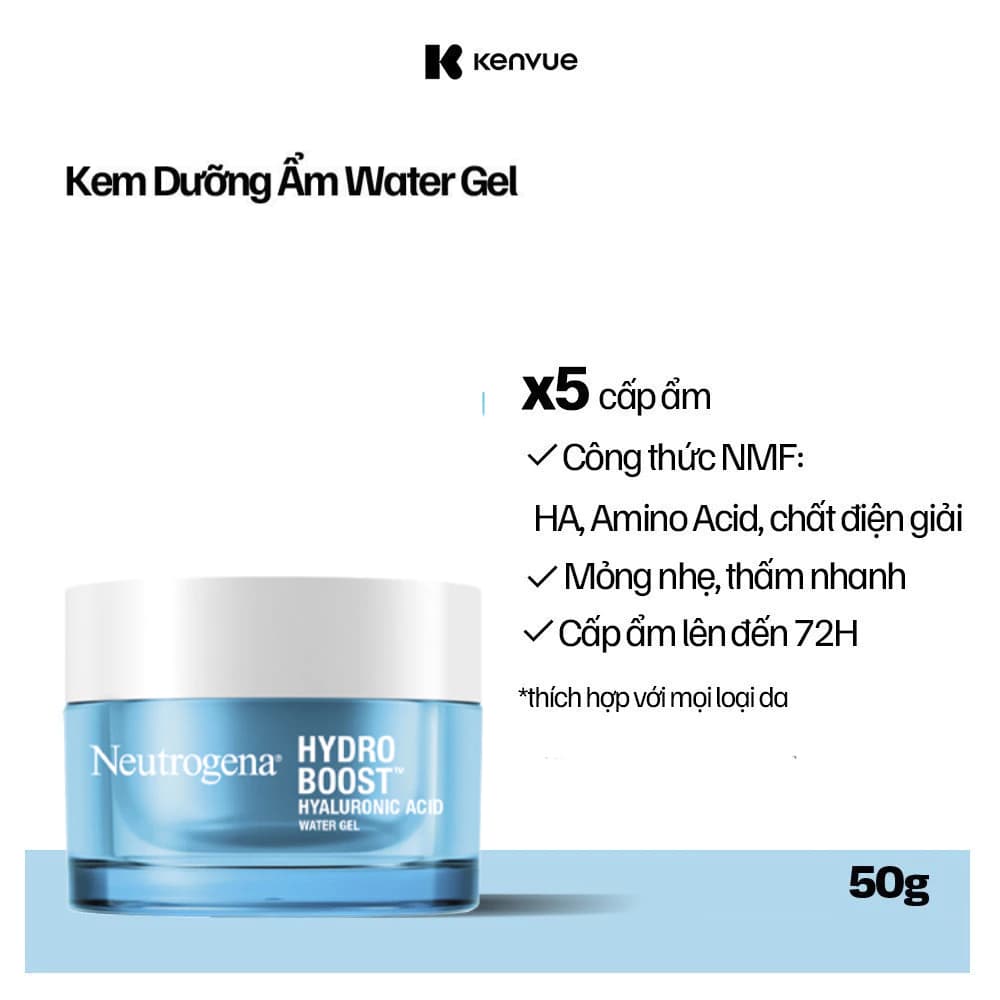 Kem Dưỡng Ẩm Neutrogena Hydro Boost Có Gì Đặc Biệt? Cấp Nước Căng Mịn Cho Làn Da Khô Thiếu Ẩm