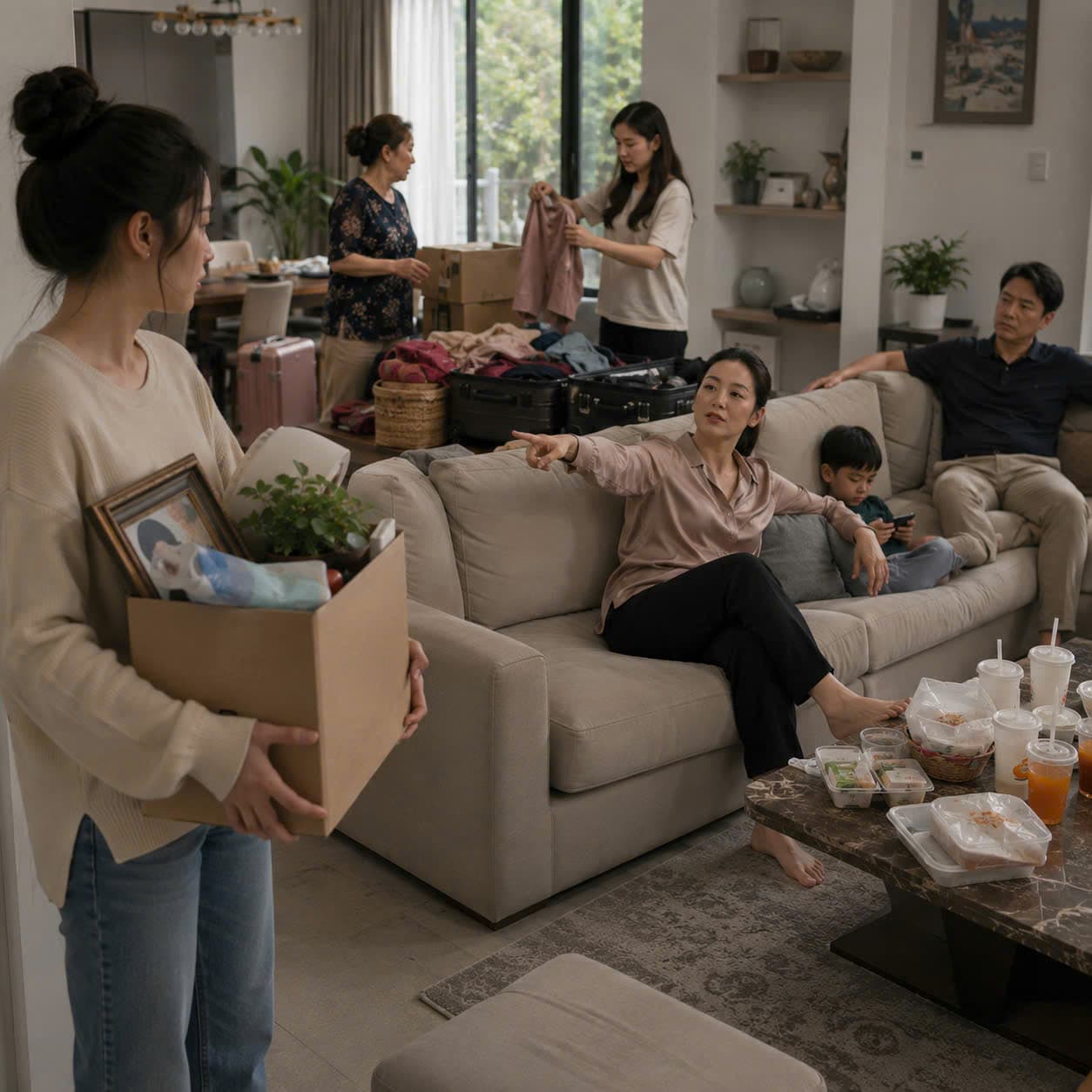 Chị chồng mang cả gia đình sang ở nhờ rồi biến nhà tôi thành nhà của chị ấy