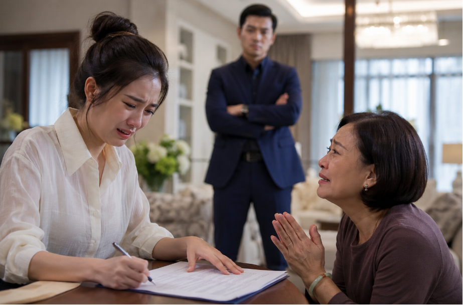 Mẹ chồng bắt tôi ký giấy từ bỏ tài sản, 5 năm sau chính bà là người phải cầu xin tôi