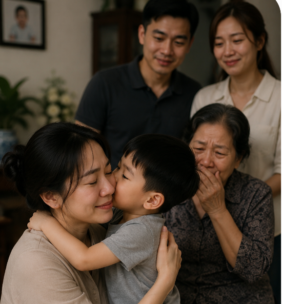 Tôi nuôi cháu chồng từ nhỏ, đến khi mẹ ruột quay về đứa bé chỉ gọi tôi một tiếng khiến ai cũng khóc