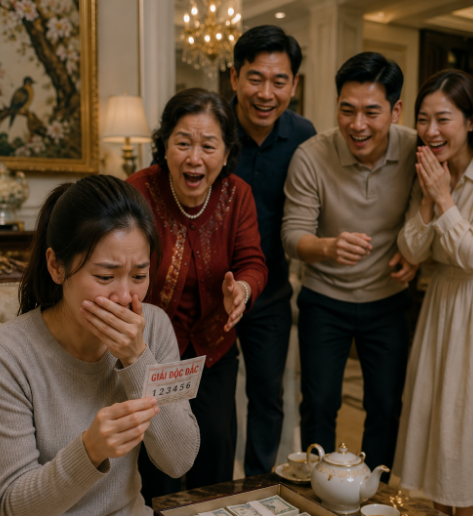 Ngày tôi trúng số độc đắc, cả gia đình chồng bỗng thay đổi cách đối xử chỉ sau một đêm