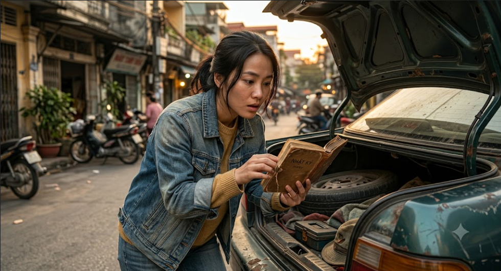 Tôi mua lại chiếc xe cũ, trong cốp xe có một cuốn nhật ký chưa từng được đọc