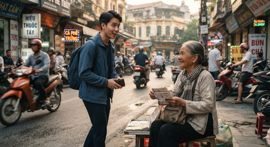 Người phụ nữ bán vé số luôn gọi đúng tên tôi dù chúng tôi chưa từng gặp nhau