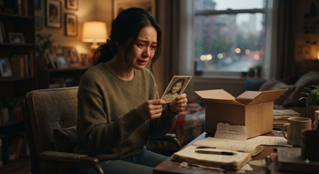 Tôi nhận được một chiếc hộp không ghi người gửi, bên trong là bức ảnh của chính mình lúc còn nhỏ