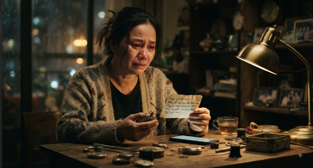 Ông lão sửa đồng hồ từ chối lấy tiền công, lời nhắn ông để lại khiến tôi không ngủ được