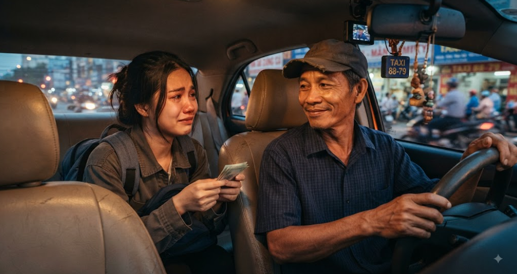 Người tài xế taxi chở tôi miễn phí suốt một tháng, đến cuối cùng mới nói lý do