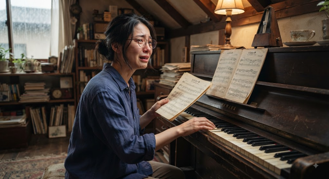 Tôi mua chiếc đàn piano cũ, bản nhạc còn dang dở bên trong thay đổi cuộc đời tôi