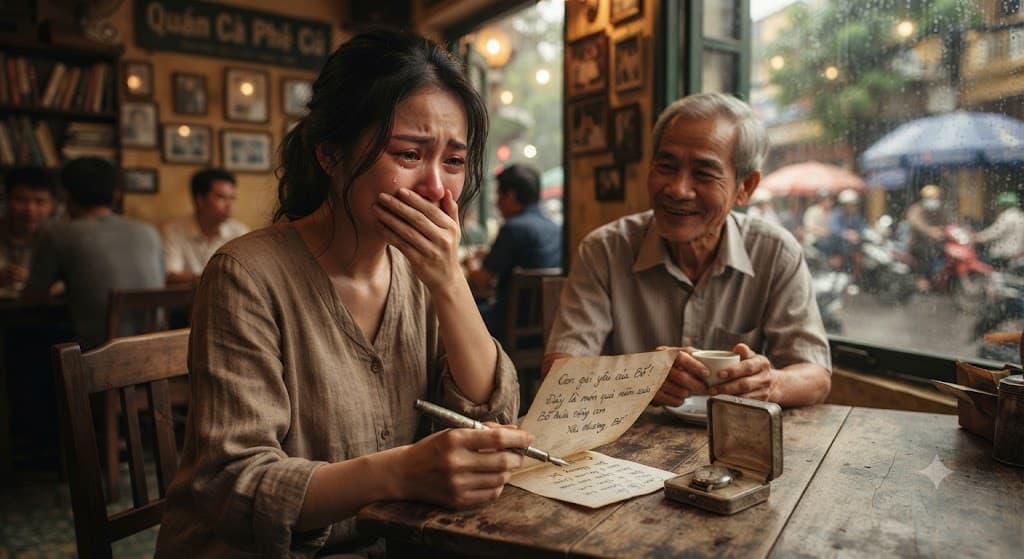 Tôi nhận được một cuộc hẹn từ người lạ, đến nơi mới biết đó là lời hứa của bố năm xưa