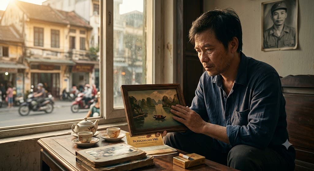 Tôi phát hiện bức tranh cũ trong nhà mình trị giá hàng chục tỷ đồng nhưng không dám bán