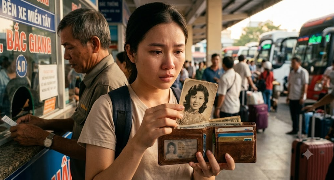 Bức ảnh cũ trong ví người lạ lại có khuôn mặt của mẹ tôi