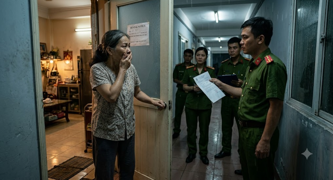 Tôi cho người lạ thuê phòng, ba tháng sau công an gõ cửa