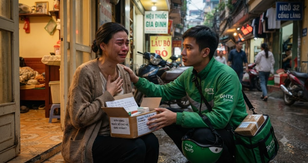 Anh shipper giao nhầm đơn suốt một tháng, sự thật khiến khách hàng bật khóc