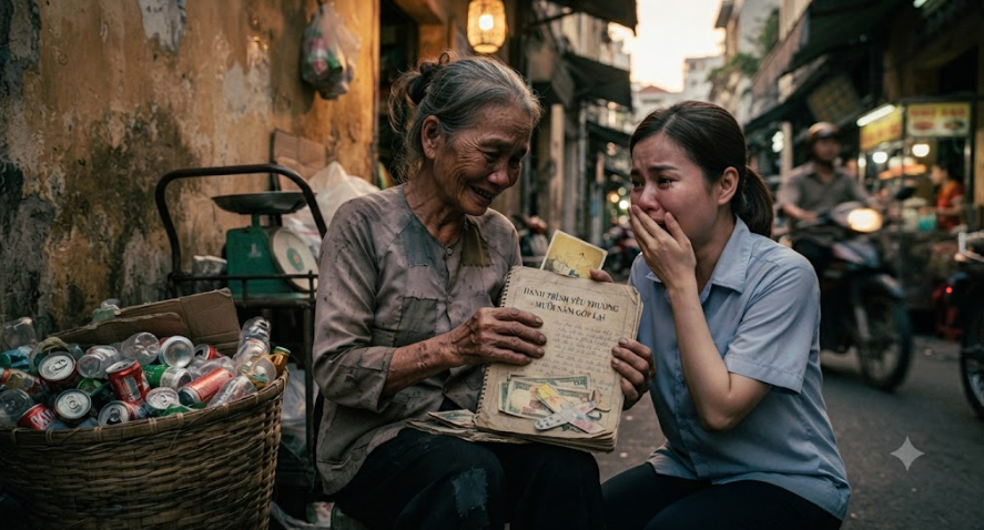 Người mẹ nhặt ve chai dành dụm mười năm chỉ để thực hiện một lời hứa với con
