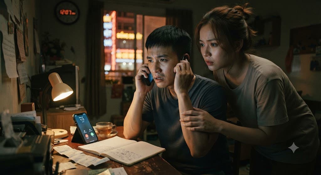 Cuộc gọi nhầm lúc nửa đêm giúp tôi ngăn chặn một vụ án mạng