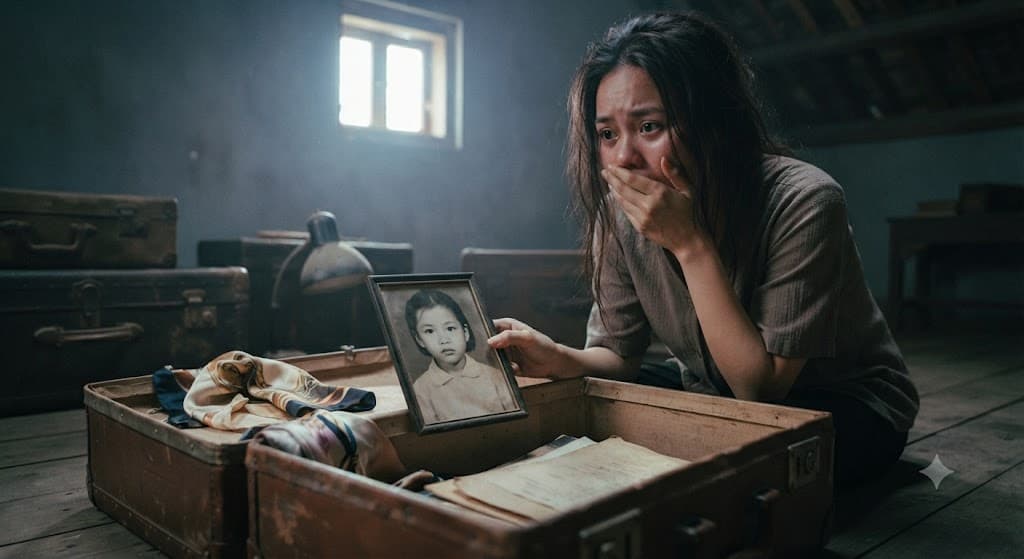 Tôi mở chiếc vali mẹ để lại và chết lặng: bên trong có ảnh của một đứa trẻ giống hệt tôi