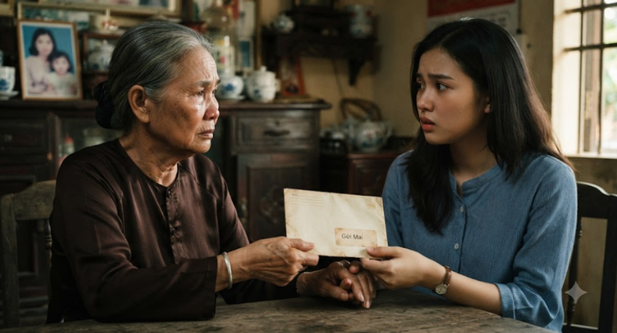 Một bà cụ đưa tôi chiếc phong bì rồi nói: “Nếu mẹ cháu còn sống, đừng mở nó”