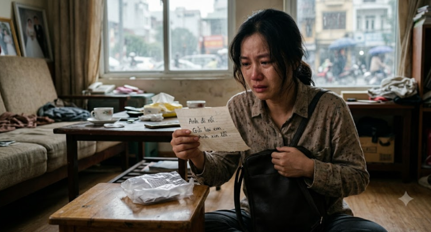 Đêm ấy chồng không về, sáng hôm sau tôi nhận được một túi đồ cùng lời nhắn khiến tim mình thắt lại