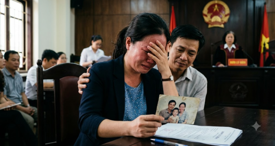 Ngày tôi định ký đơn ly hôn, chồng đưa ra một bằng chứng khiến tôi bật khóc ngay tại tòa