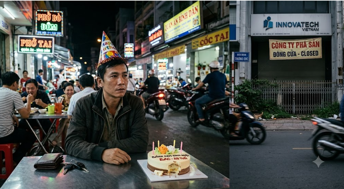 Tôi bị sa thải ngay ngày sinh nhật, sáu tháng sau công ty cũ phá sản