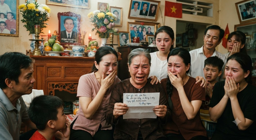 Cả gia đình tưởng ông ngoại đã mất, cho đến khi một lá thư được gửi về đúng ngày giỗ ông